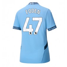 Manchester City Phil Foden #47 Hjemmedrakt Kvinner 2024-25 Kortermet